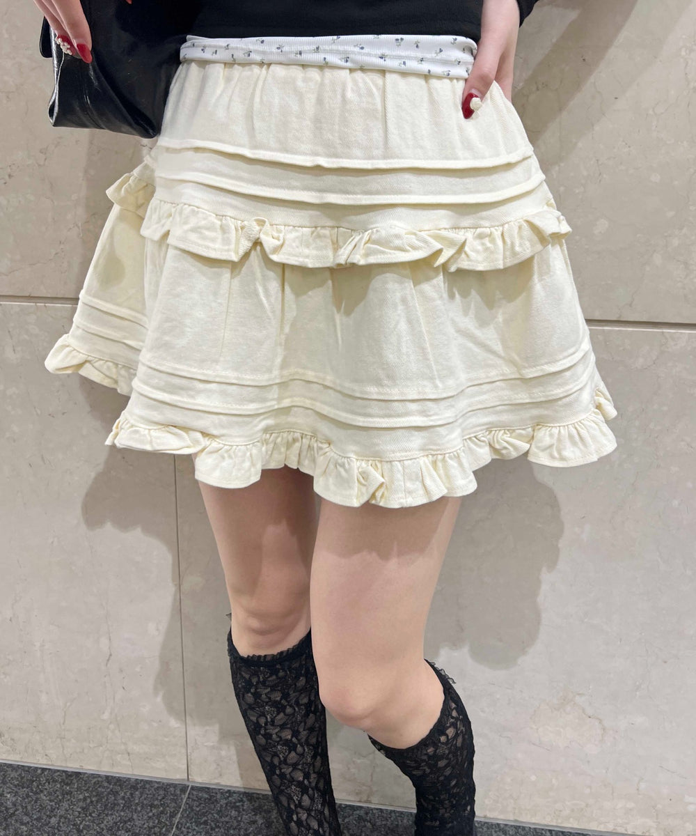 デザインフリルスカート