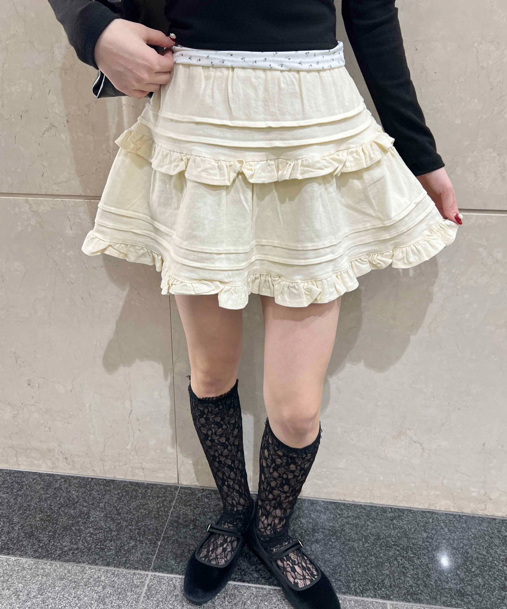 デザインフリルスカート