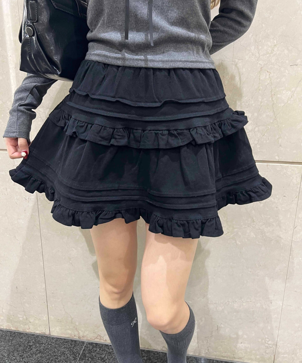 デザインフリルスカート