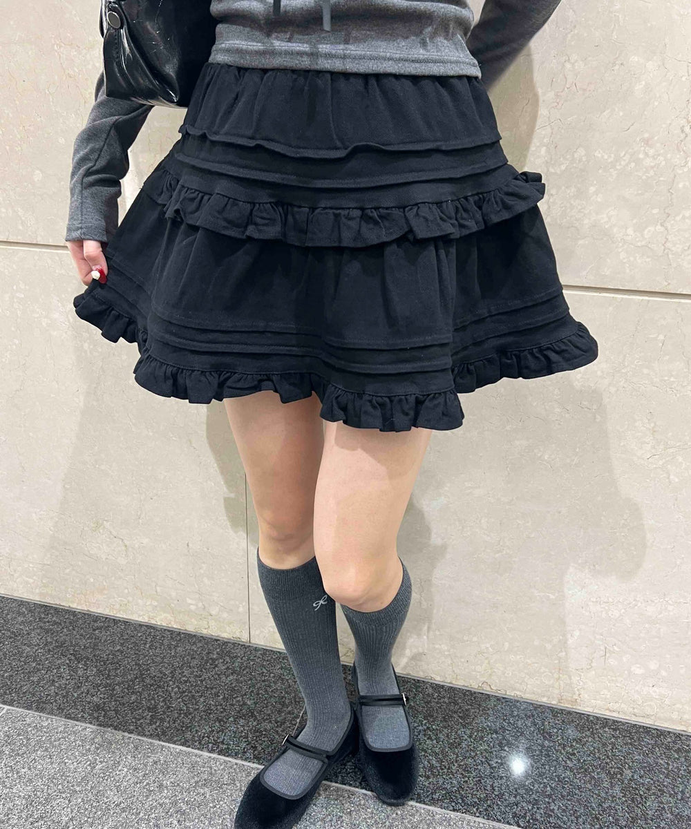 デザインフリルスカート