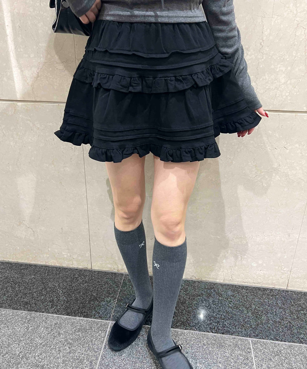 デザインフリルスカート