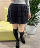 4段レースミニスカート