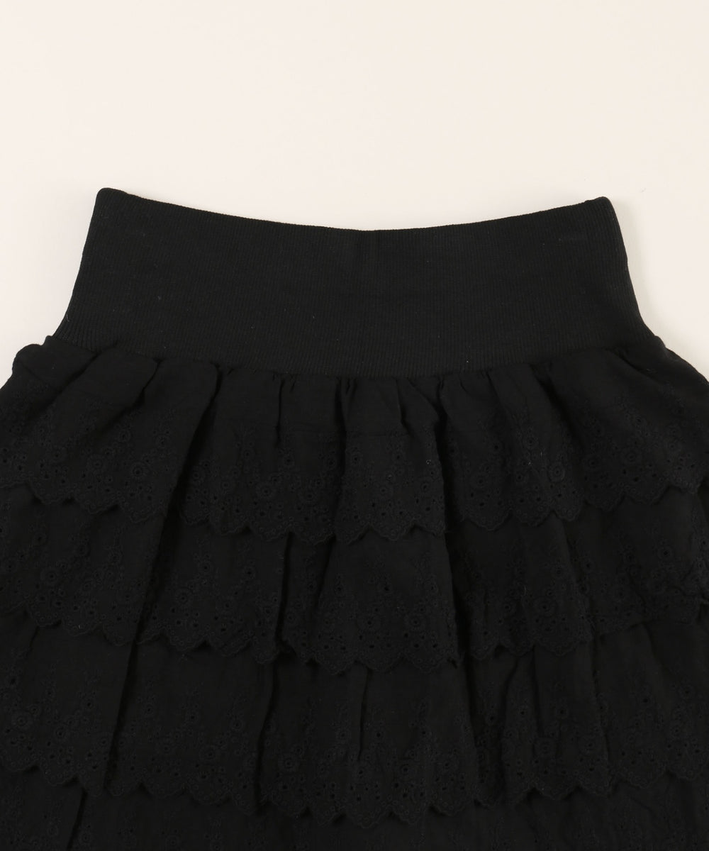 4段レースミニスカート