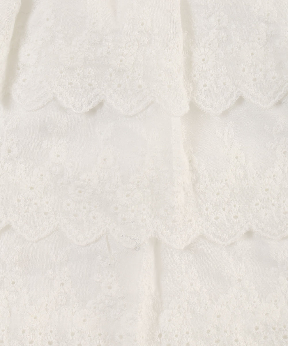 4段レースミニスカート