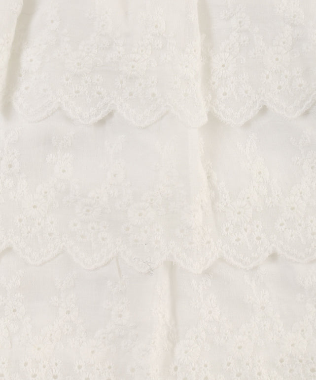 4段レースミニスカート