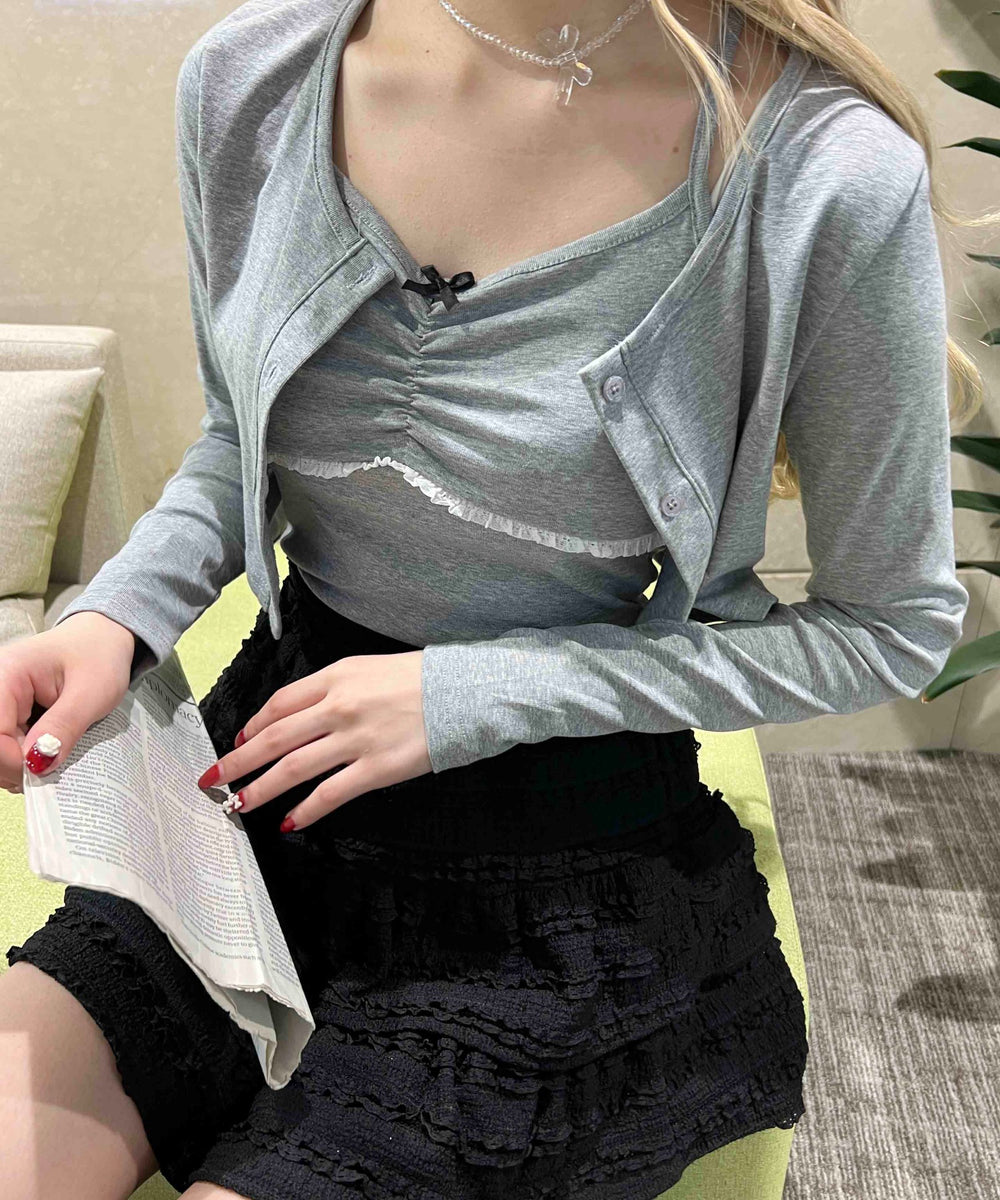 グレー モデル：160㎝ F着用