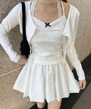 リボンキャミセットカーディガン