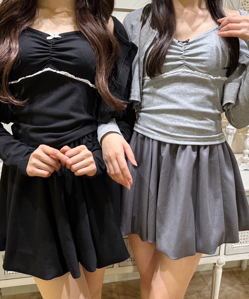 リボンキャミセットカーディガン