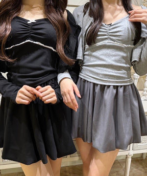 リボンキャミセットカーディガン