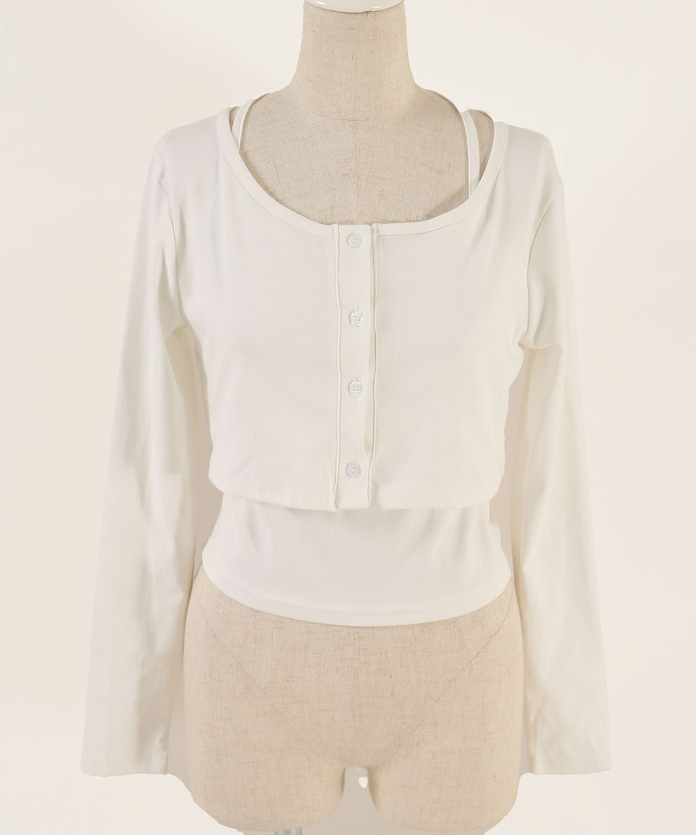 リボンキャミセットカーディガン