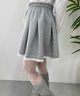 レースパイピングスウェットスカート