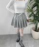 レースパイピングスウェットスカート