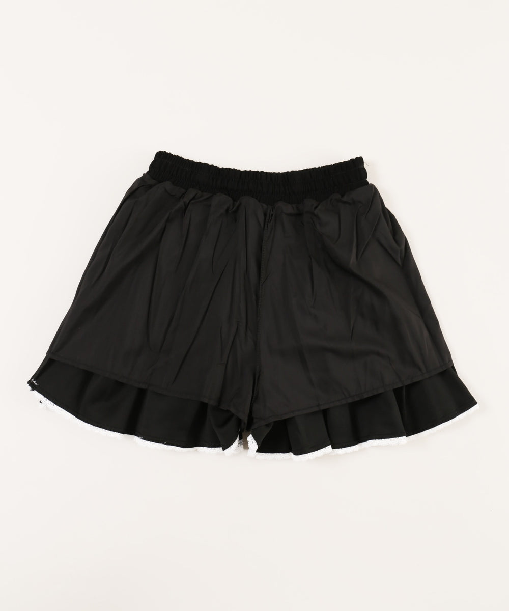 レースパイピングスウェットスカート