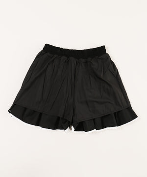 レースパイピングスウェットスカート