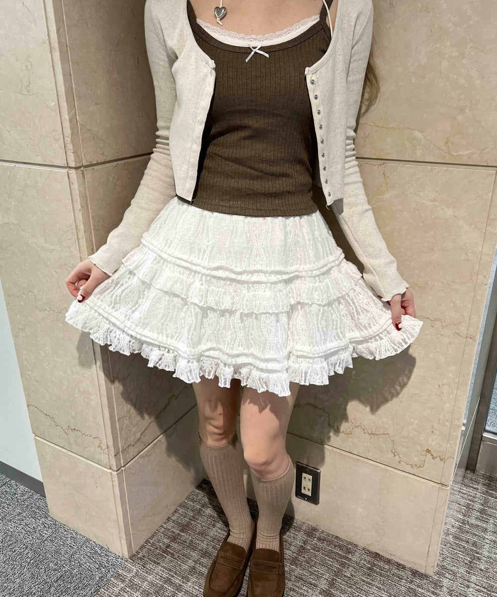 レースミニスカート