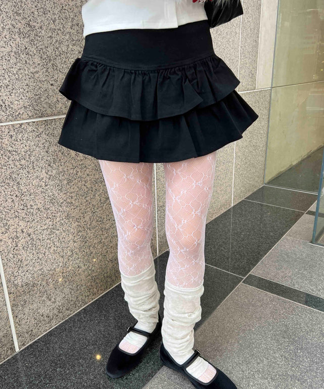 切り替えティアードミニスカート