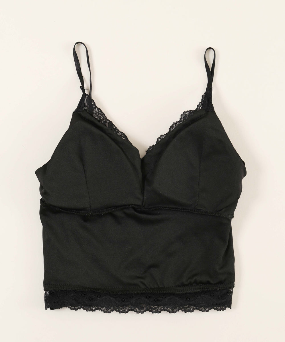 ベロアレースキャミソール