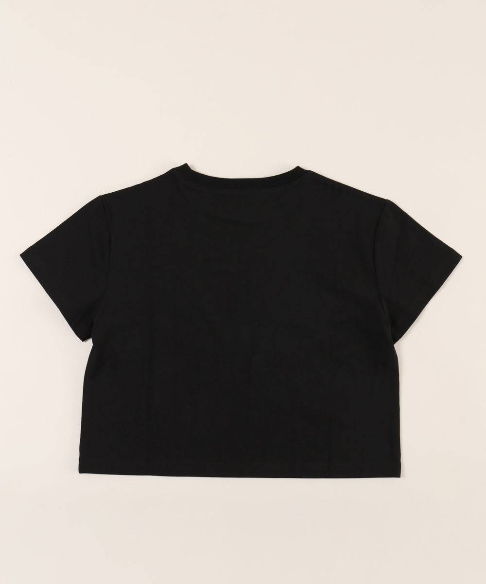 ビジューリボンTシャツ