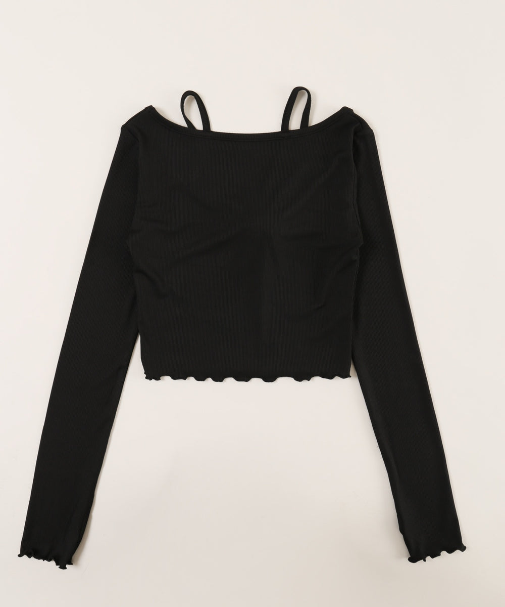 ローズモチーフトップス