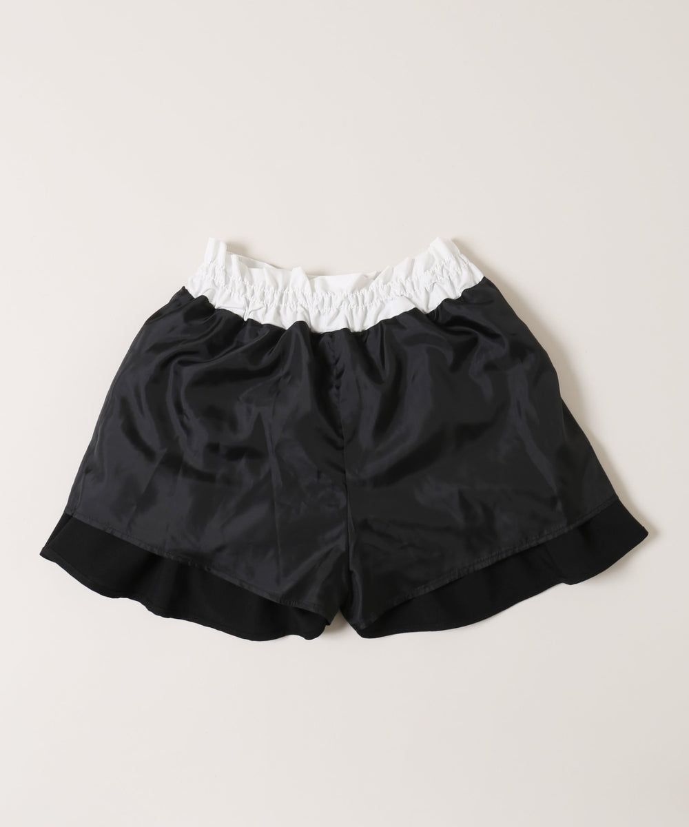 サイドリボンティアードミニスカート