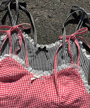 ショルダーリボンビスチェ