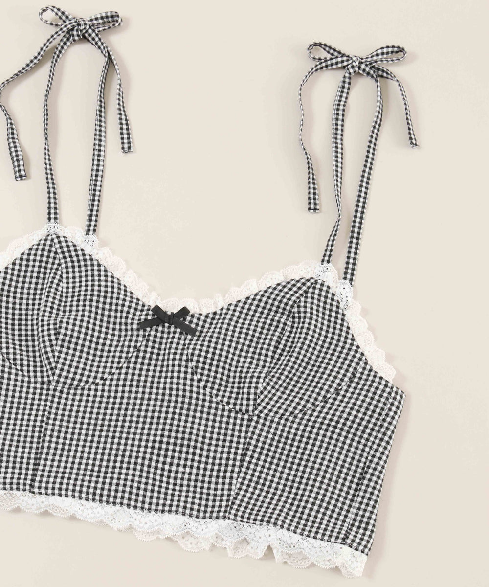 ショルダーリボンビスチェ