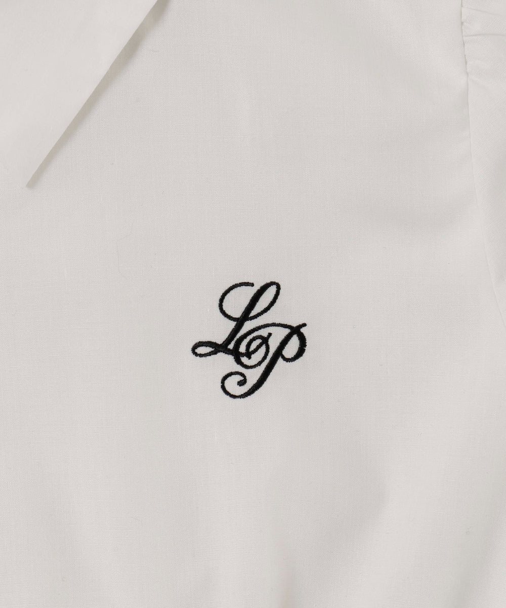 ウエストリボンパフスリーブブラウス