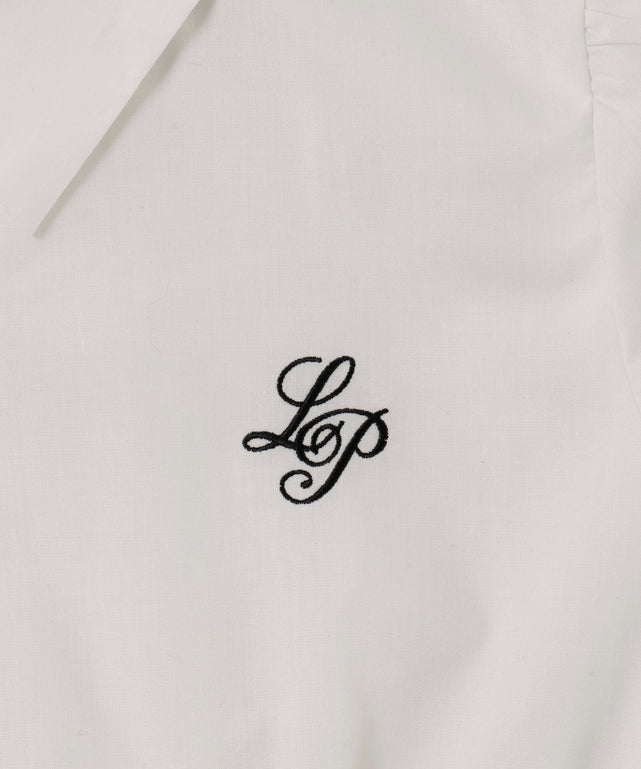 ウエストリボンパフスリーブブラウス