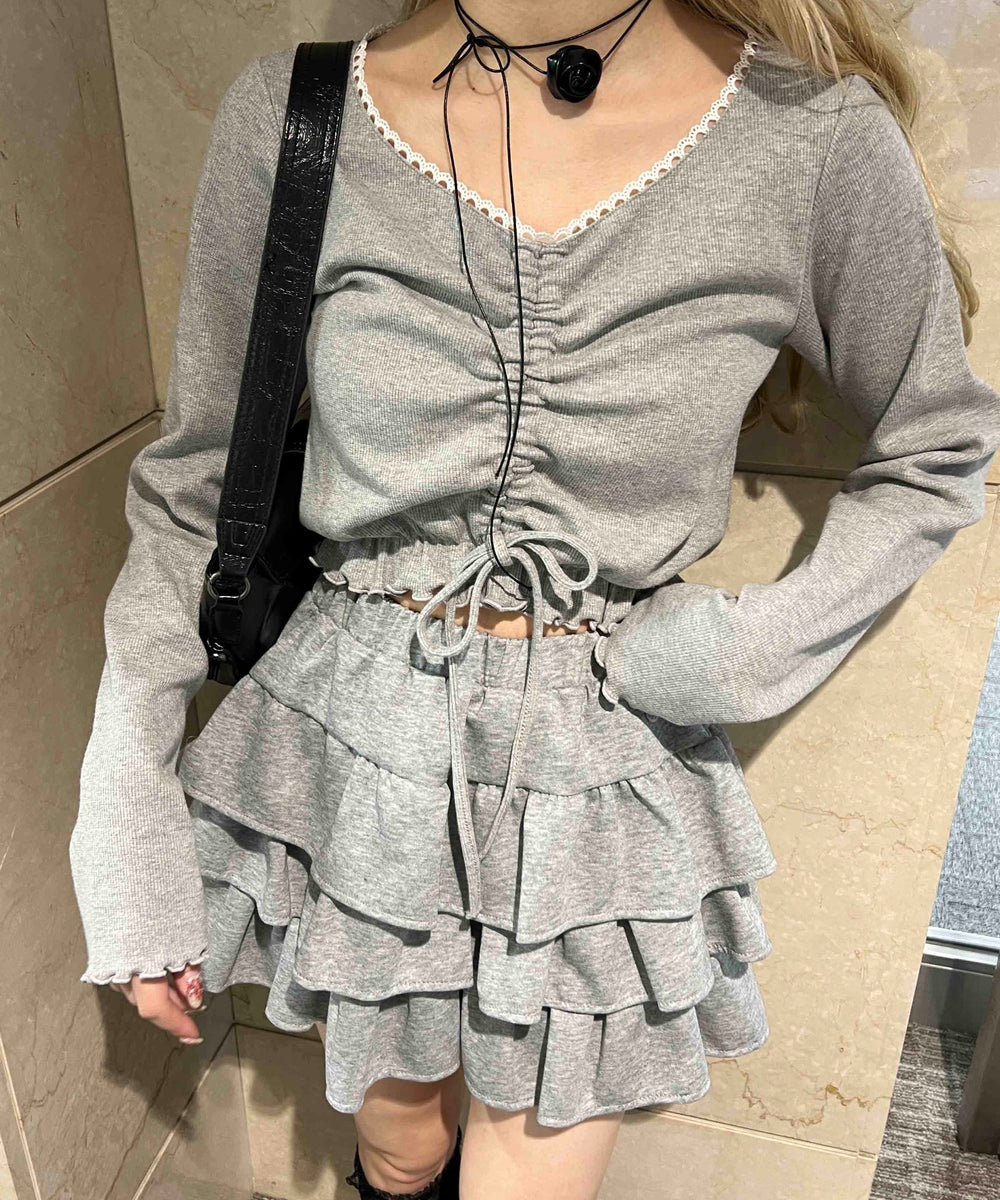 グレー モデル：160㎝ F着用