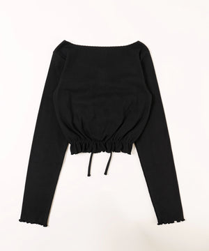 レースパイピングドロストトップス