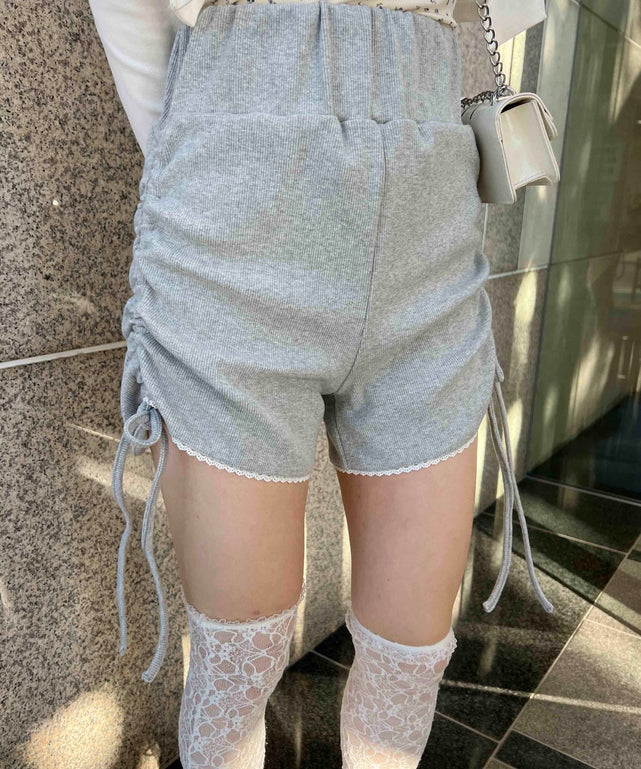 DEUS CUSTOMS ショートパンツ グレー/ピンク DEUS CUSTOMS ショートパンツ グレー/ピンク