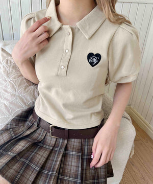 ベージュ モデル：160㎝ F着用