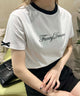 リボンポイントスリーブTシャツ