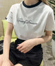 リボンポイントスリーブTシャツ