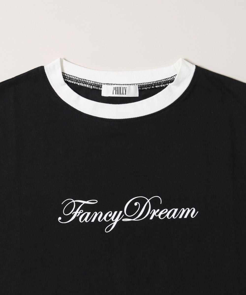 リボンポイントスリーブTシャツ