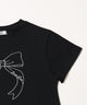 ビッグリボン刺繍Tシャツ