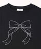 ビッグリボン刺繍Tシャツ