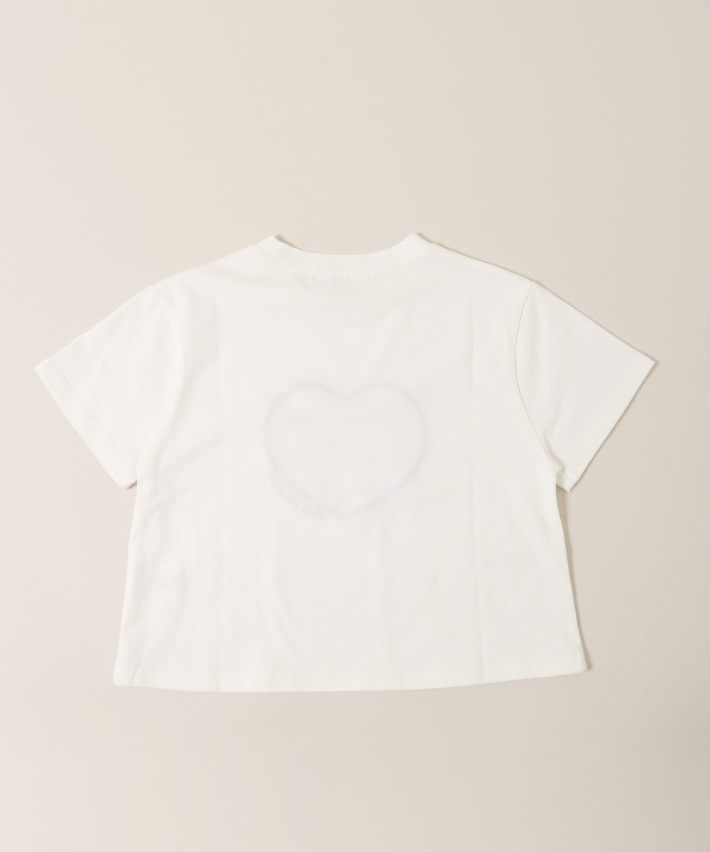 ハートレースワッペンTシャツ