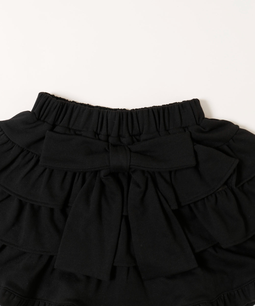 ビッグリボンスウェットミニスカート