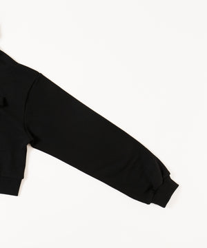 フリルフードリボンジップパーカー