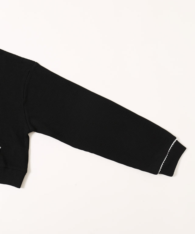 ワッフルジップパーカー