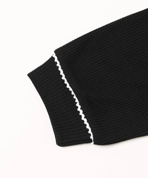 ワッフルジップパーカー