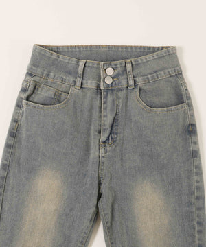 フレアデニムパンツ