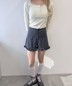 フリルショートパンツ
