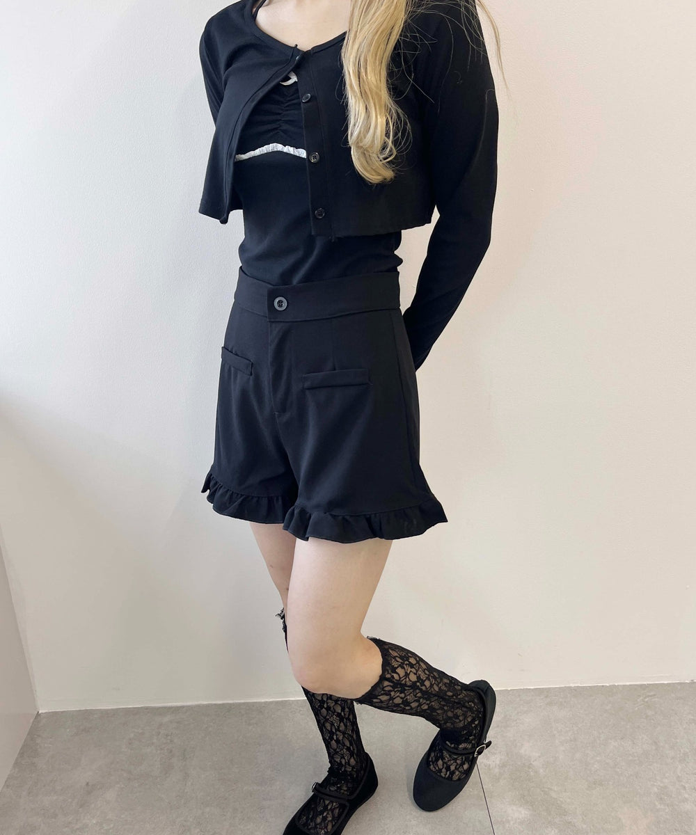フリルショートパンツ