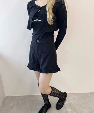 フリルショートパンツ