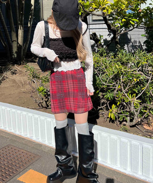 レッド モデル：160㎝ F着用