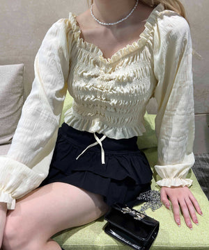 ホワイトアイボリー モデル：160㎝ F着用