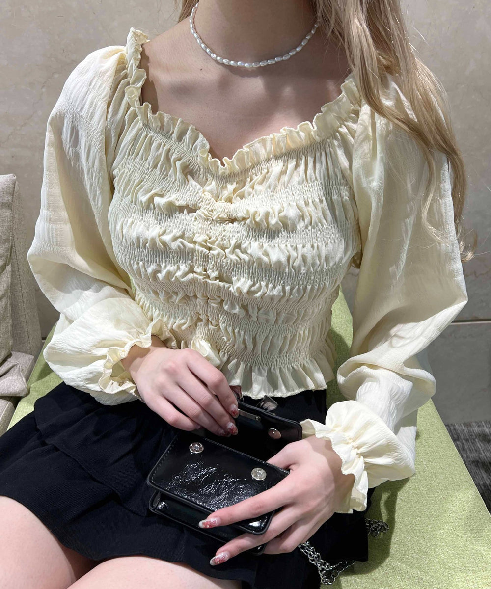 ホワイトアイボリー モデル：160㎝ F着用