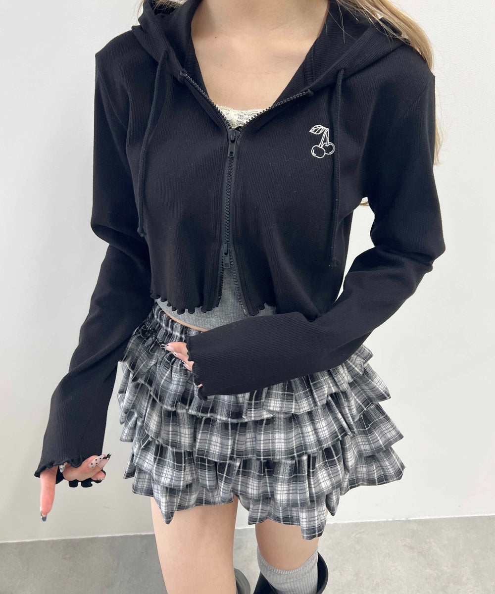 メロウWジップパーカー
